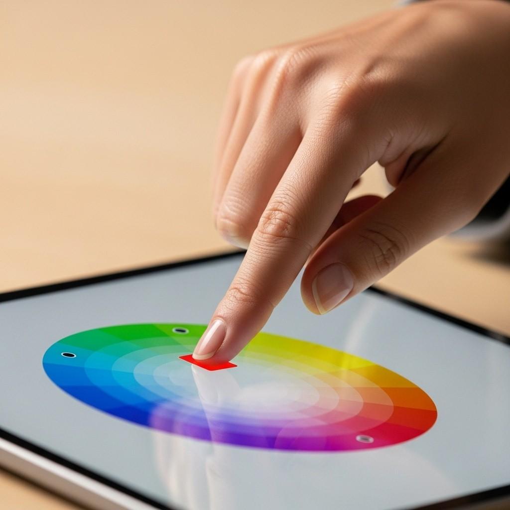 Selecting a sector on the wheel
