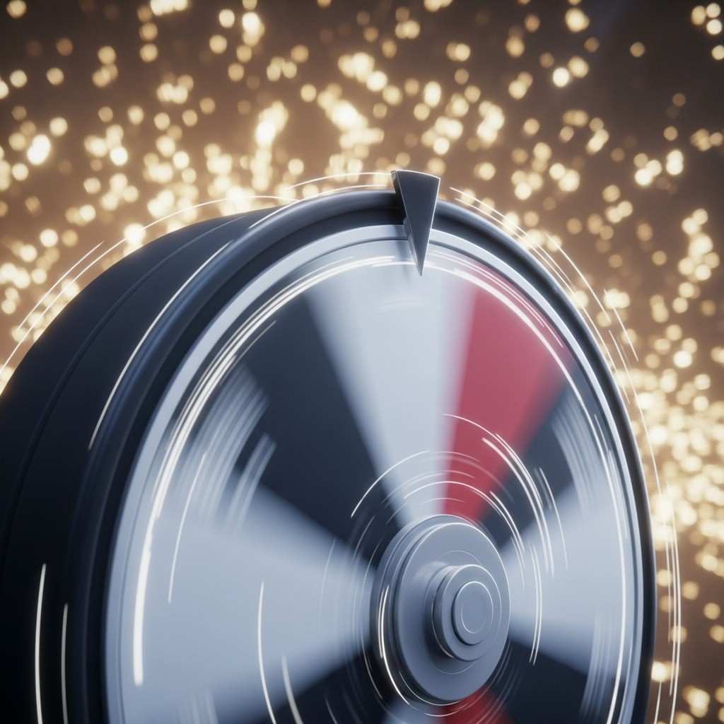Wheel spinning and result display